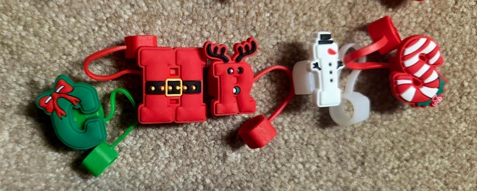 Merry Christmas Stanley Cup Straw Lid - Thumbnail 5