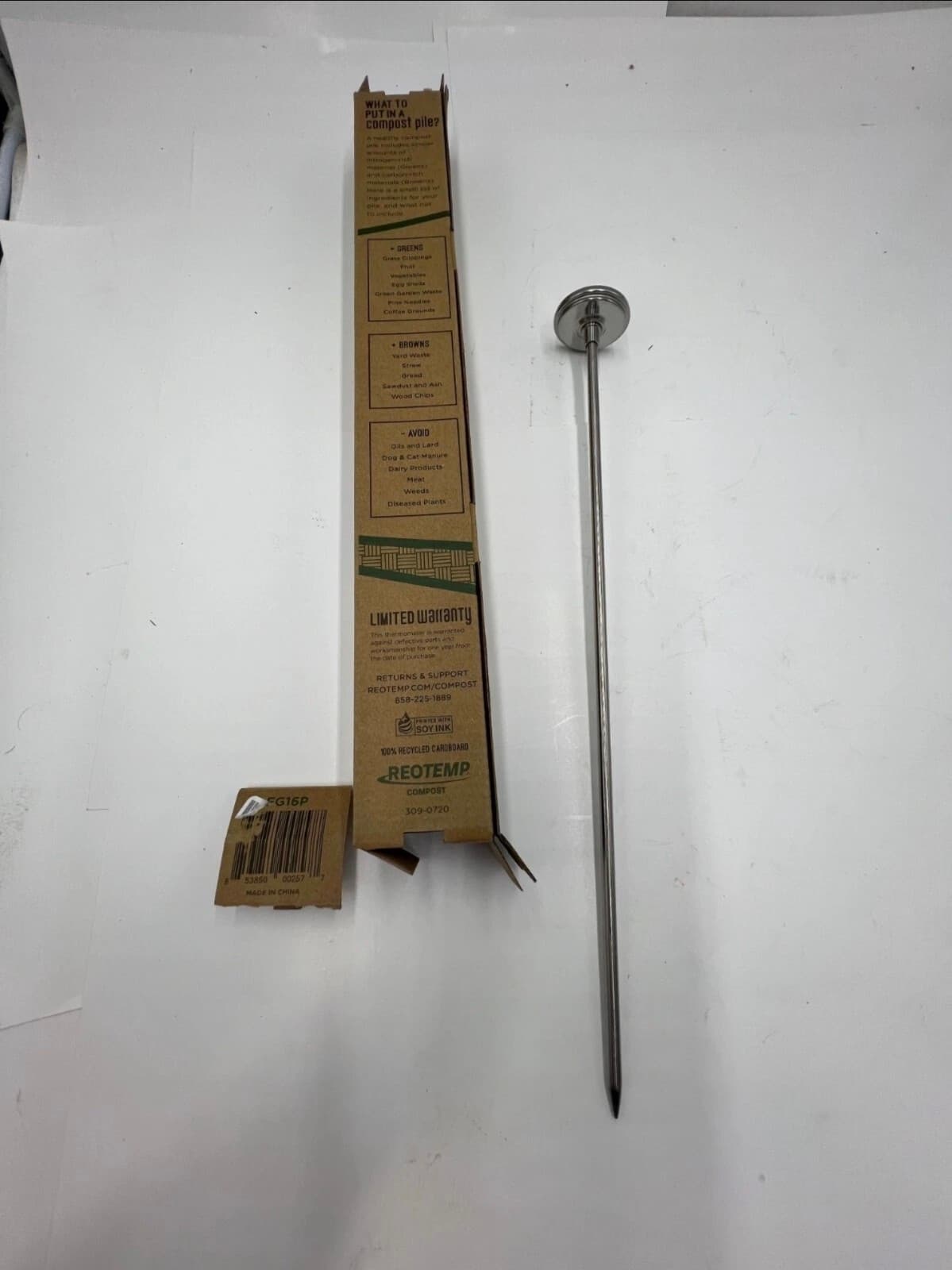 Compost Fahrenheit Thermometer 16" - Thumbnail 2