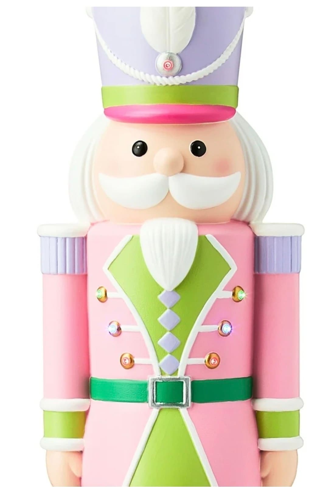 Holiday Time Pastel Blow Mold Nutcracker 32in - Thumbnail 2