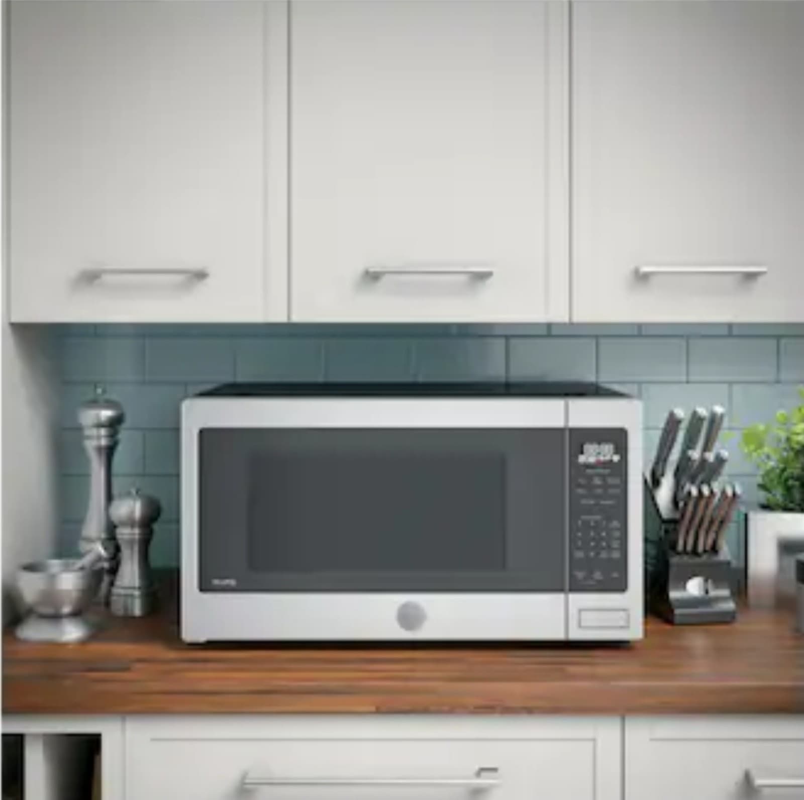 GE Sensor Cooking Countertop Microwave 2.2 cu ft 1100watt - Thumbnail 7