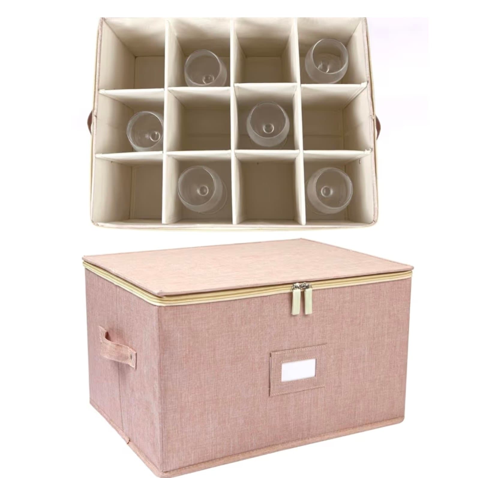 Storage Container 2 Pack, Stemware Collapsible Storage Containers - Thumbnail 5