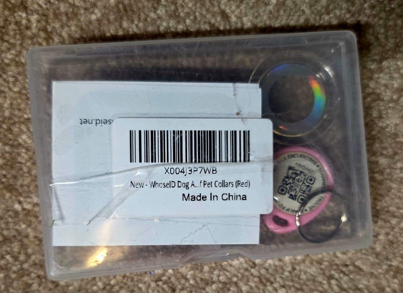 Airtag Pet Collar with QR Code - Thumbnail 2