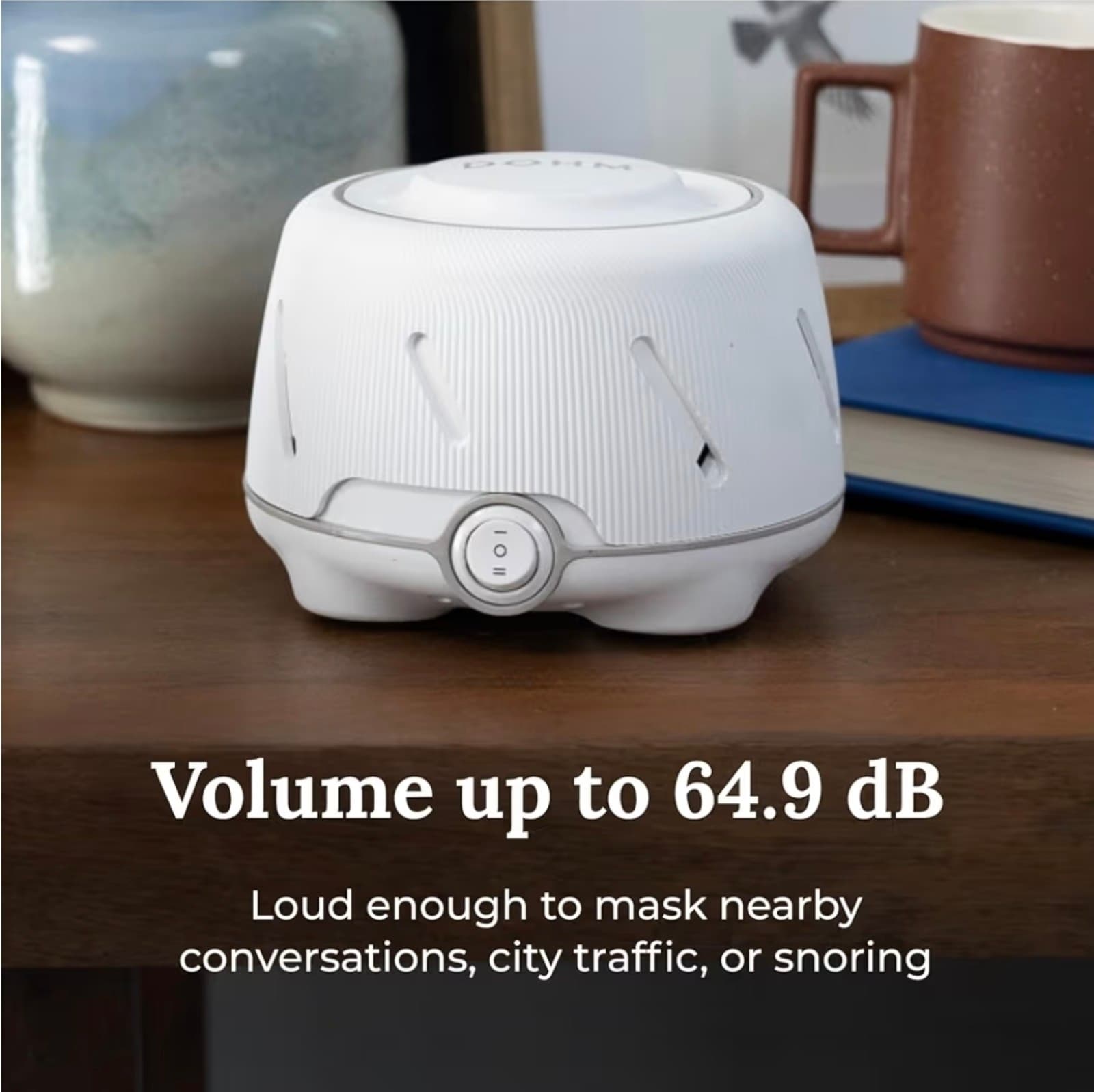 Yogasleep Dohm (White/Gray) The Original White Noise Machine, Relaxing Natural - Thumbnail 3