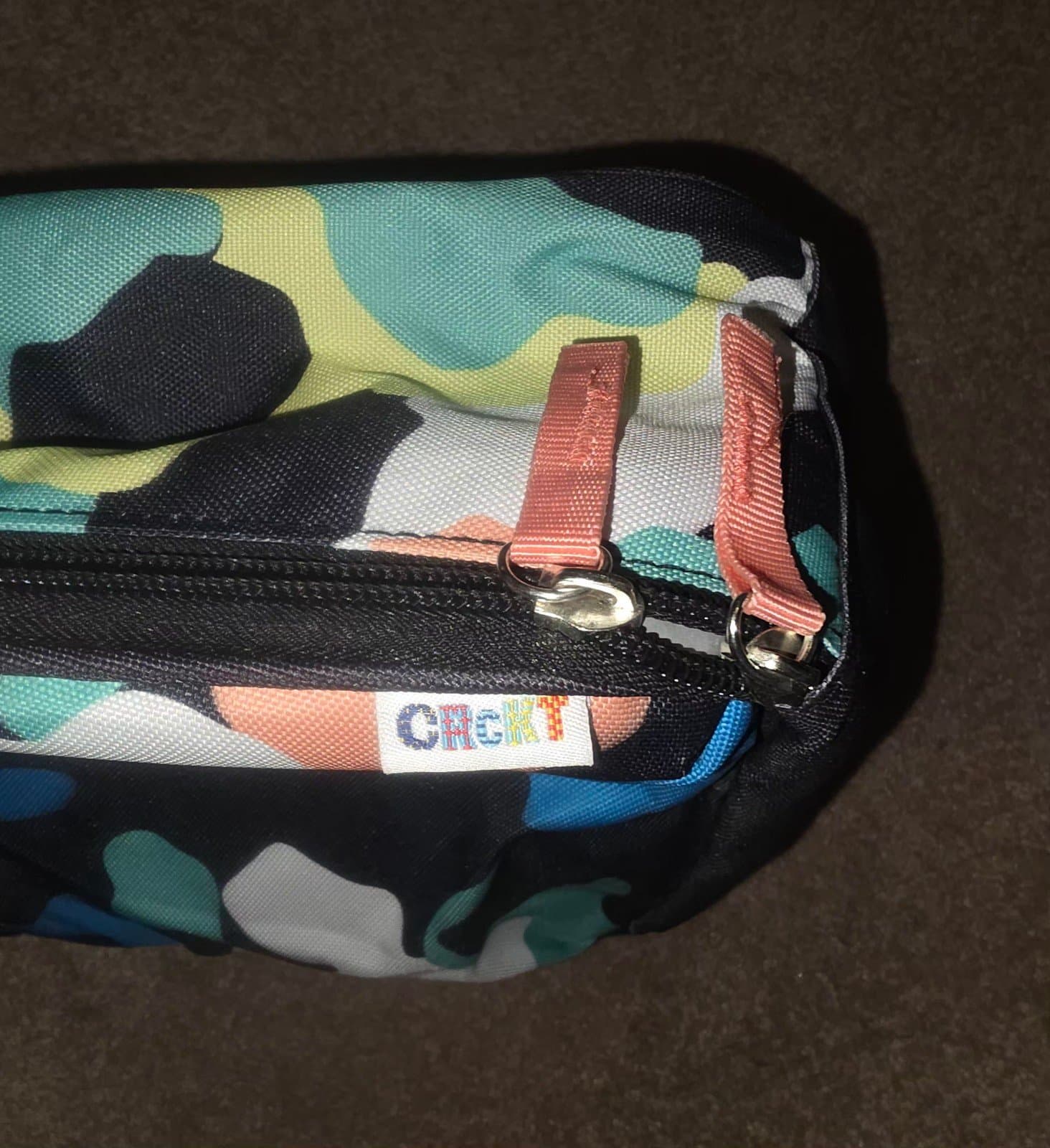 Crckt Vertical Insulated Lunch Tote In Neon Camo, Food Safe With BPA Free Liner - Thumbnail 2