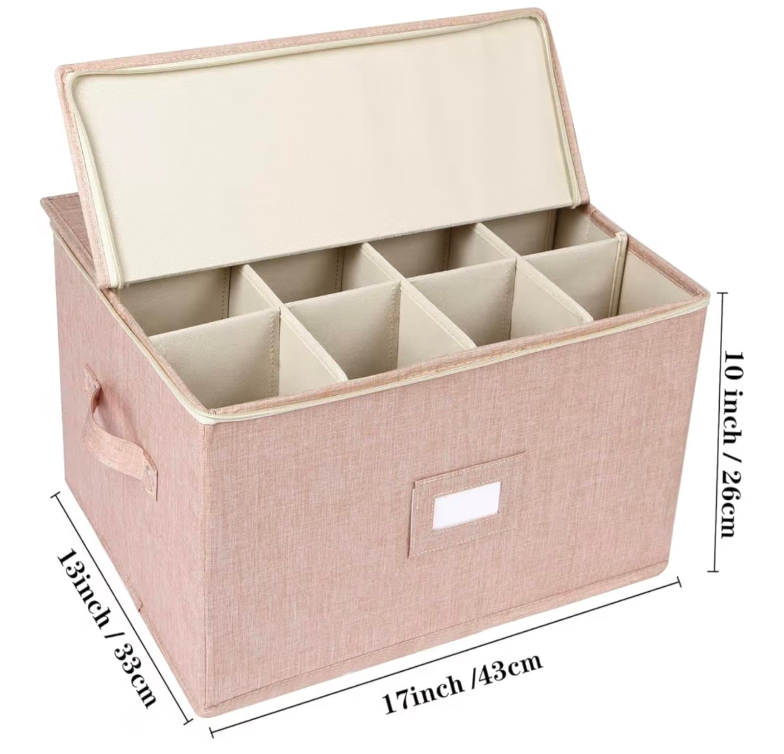 Storage Container 2 Pack, Stemware Collapsible Storage Containers - Thumbnail 3