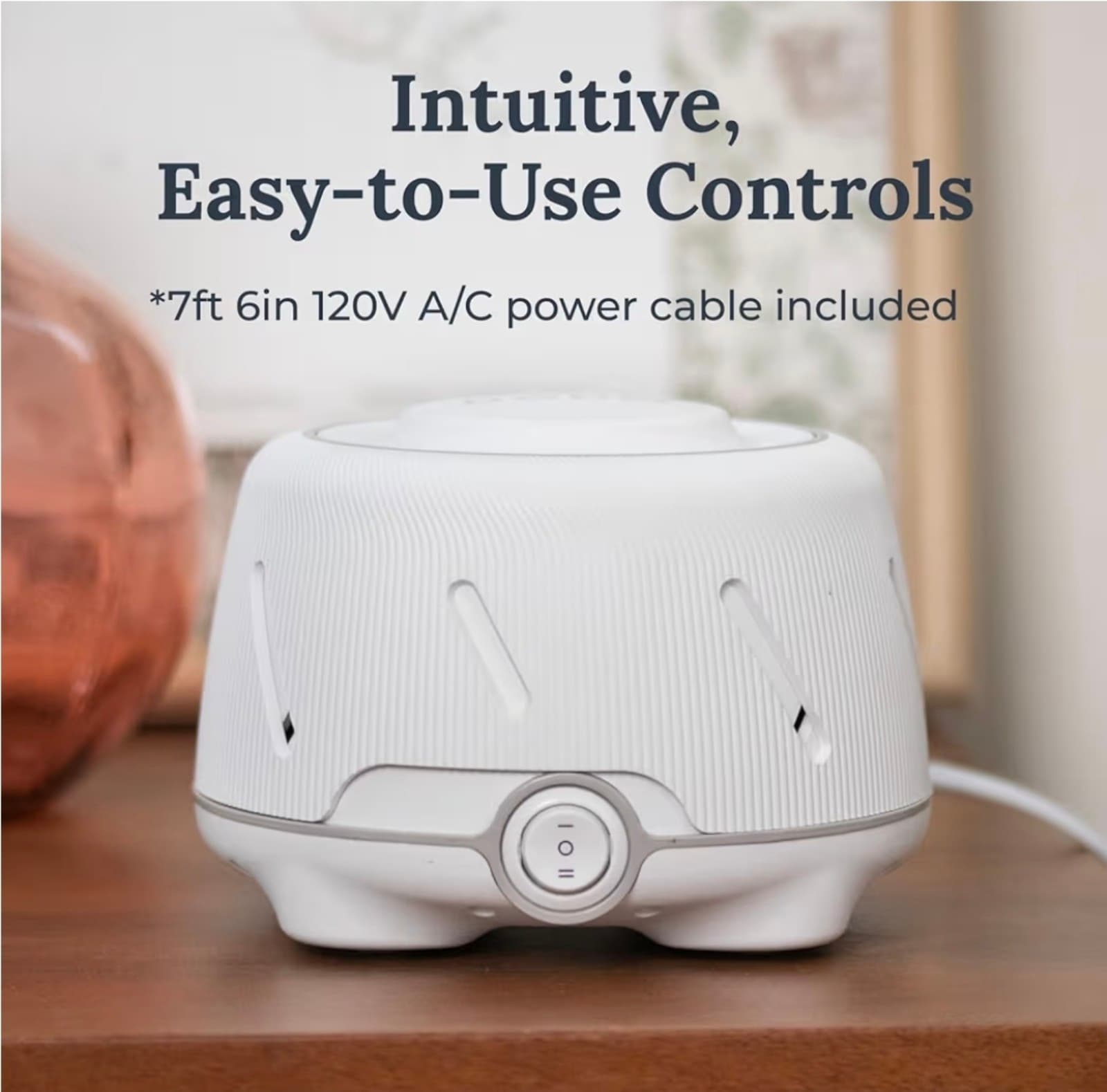 Yogasleep Dohm (White/Gray) The Original White Noise Machine, Relaxing Natural - Thumbnail 6