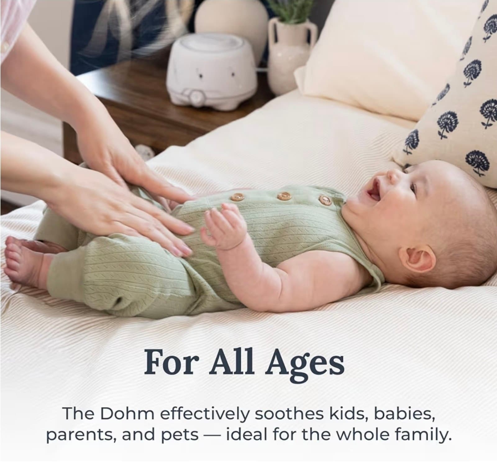 Yogasleep Dohm (White/Gray) The Original White Noise Machine, Relaxing Natural - Thumbnail 7