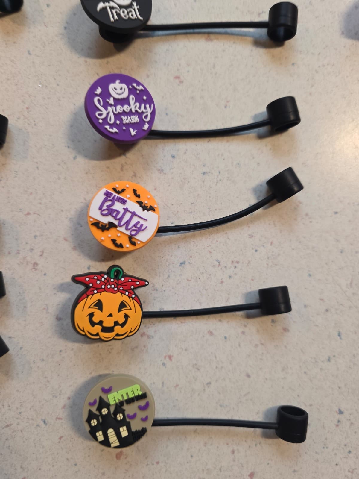 Halloween Stanley Straw Covers 4 Assorted - Thumbnail 4