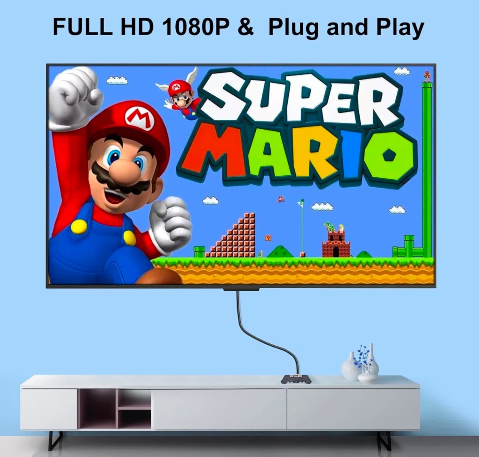 N64 to HDMI Converter Adapter HDMI Cable for N64 1m/3.2ft Nintendo 64 to HD Conv - Thumbnail 4