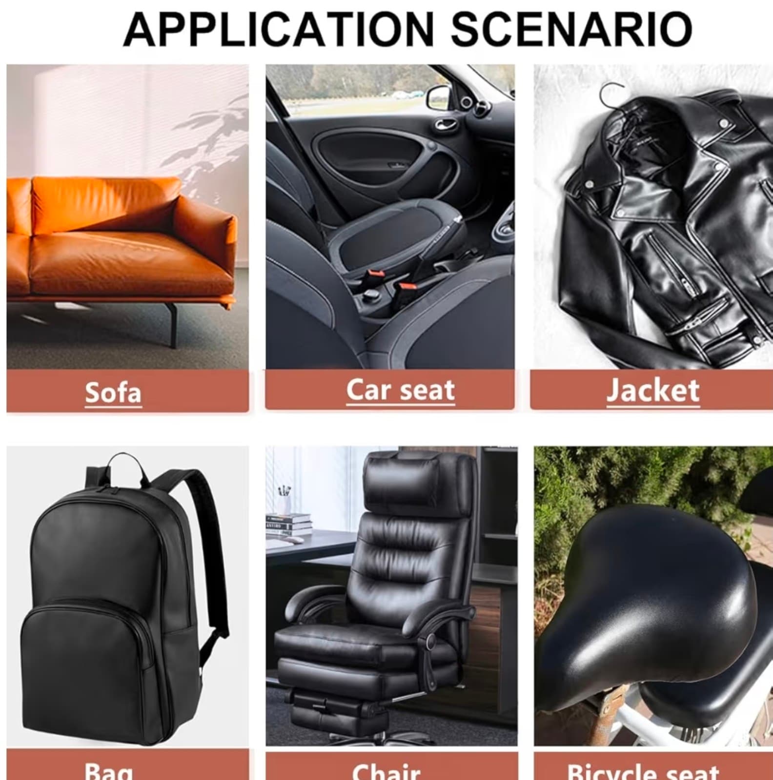 Leather Repair Tape Kit, 4"x 63" Leather Repair Patch for Furniture Grey - Thumbnail 6