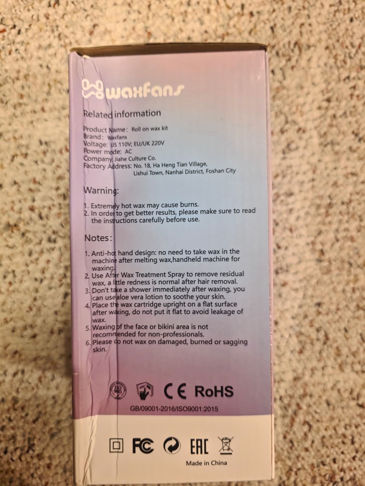 Roll on Wax Kit Waxing Kit for Women and Men Wax Roller Waxing Kit for All - Thumbnail 2