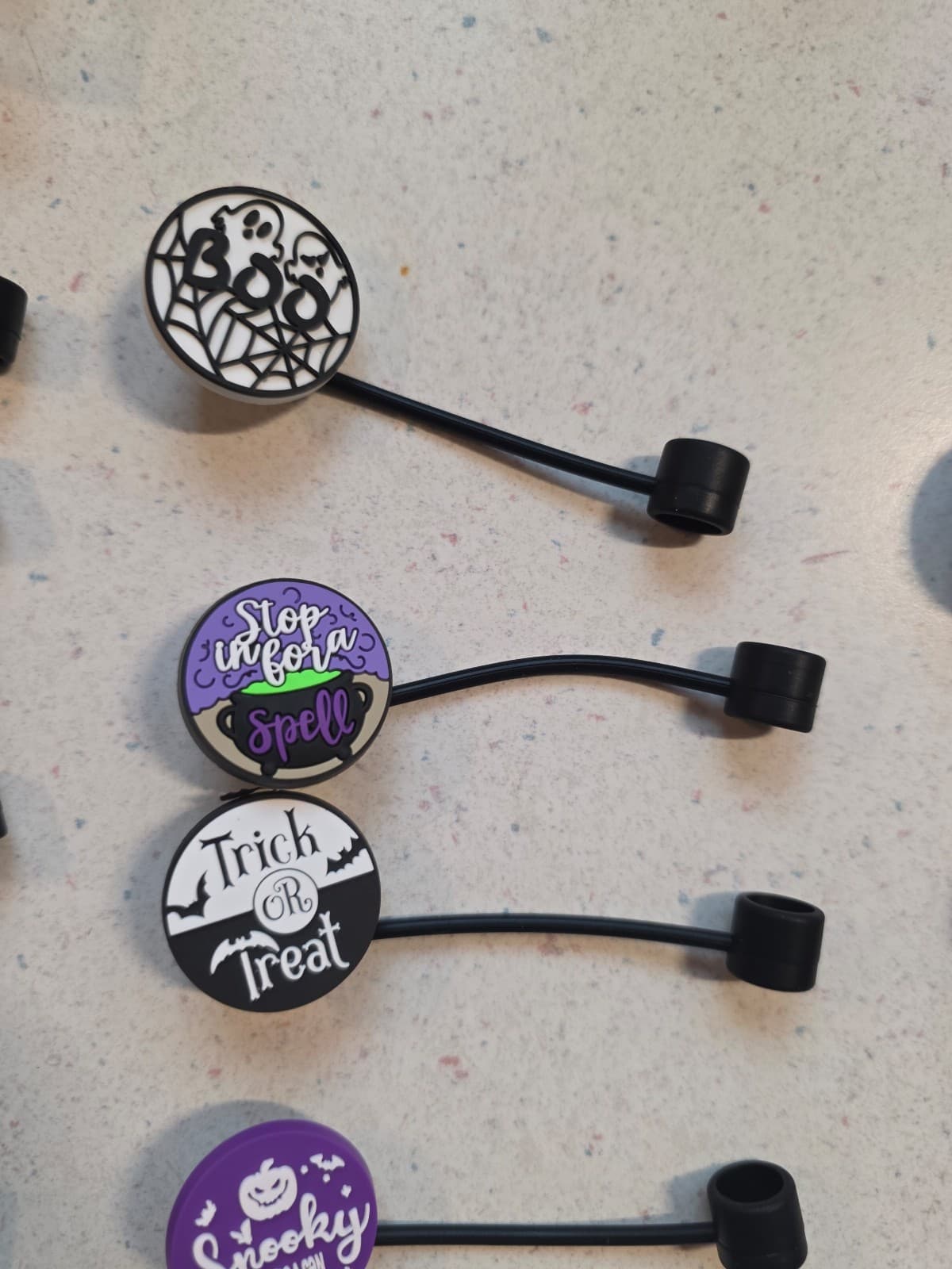 Halloween Stanley Straw Covers 4 Assorted - Thumbnail 3