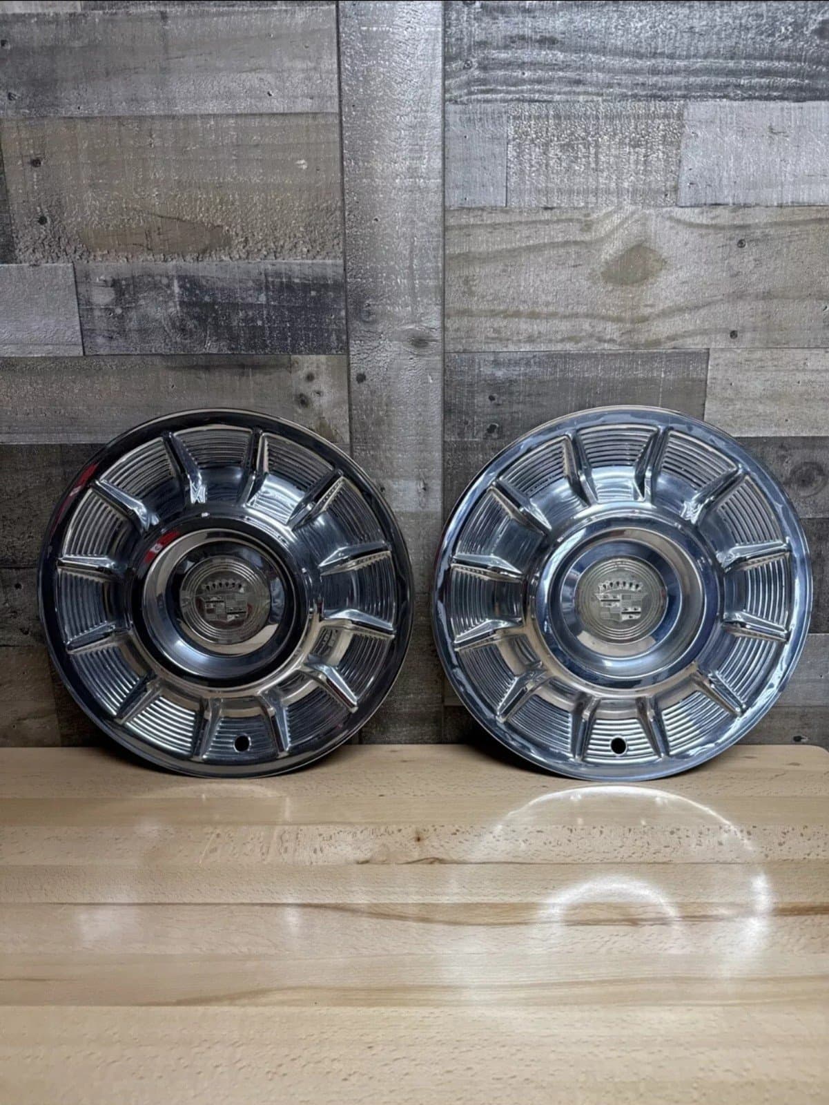 1957 Cadillac Eldorado Sombrero HubCap 15" Caddy Wheel Cover 50’s Mercury Bomb - Image 1