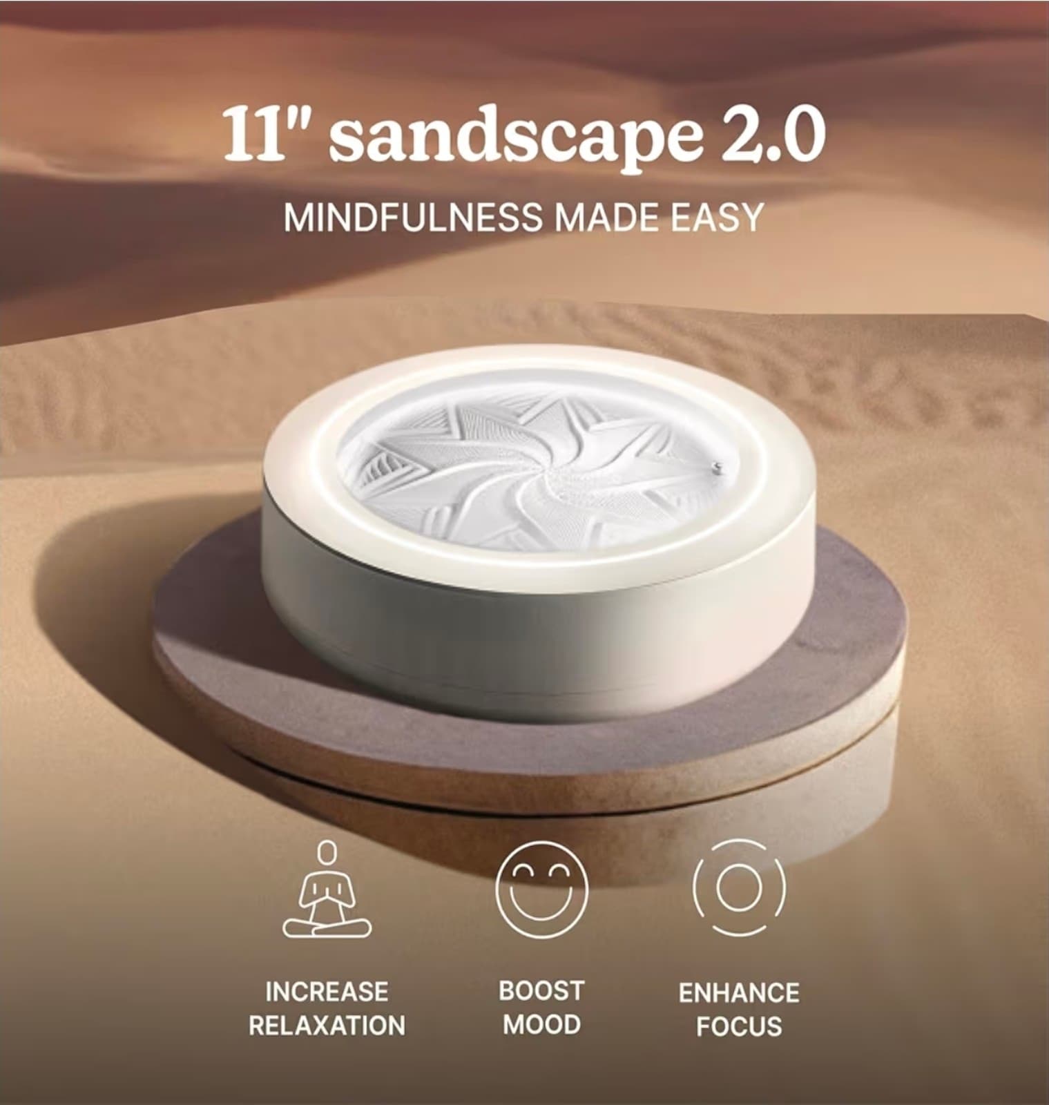Homedics Drift 11" Sandscape - Version 2.0 - Thumbnail 2