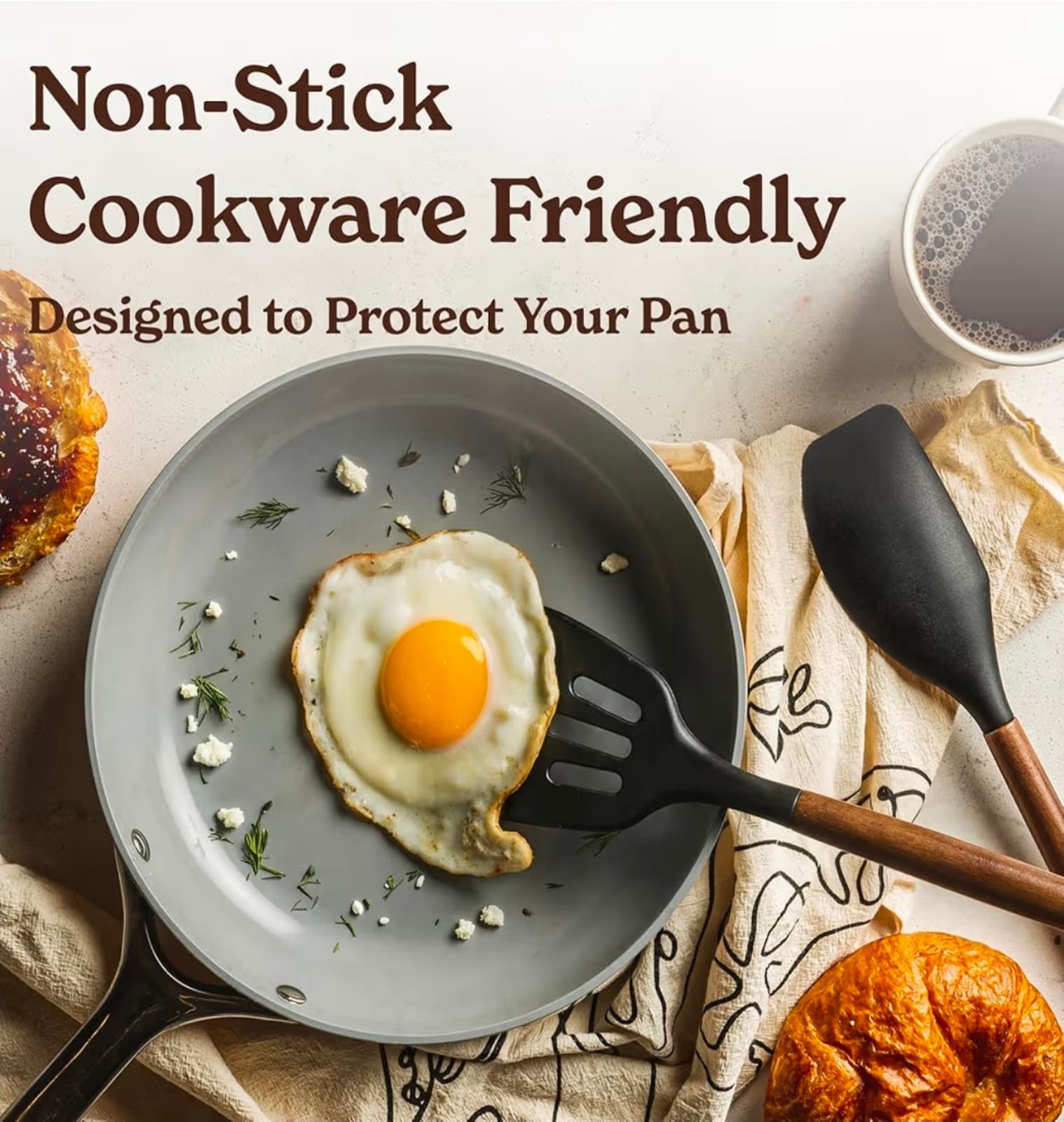 Silicone Kitchen Utensils Set & Holder: Cooking Utensils Set - 22pcs - Thumbnail 2