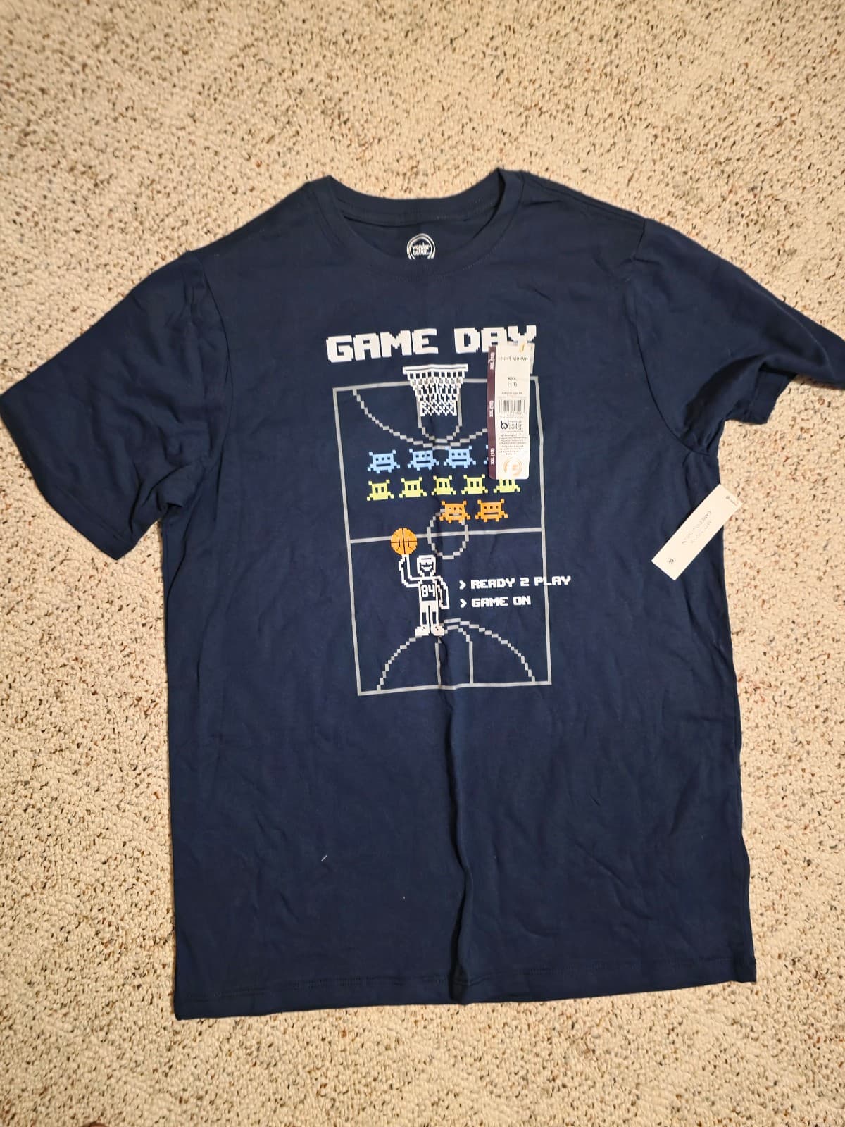 Boys Funny Shirt sz XXL 18 - Image 1