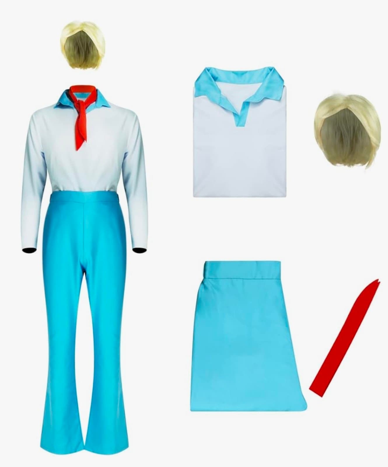 Fred Costume Mens sz Large Scooby Doo - Thumbnail 6