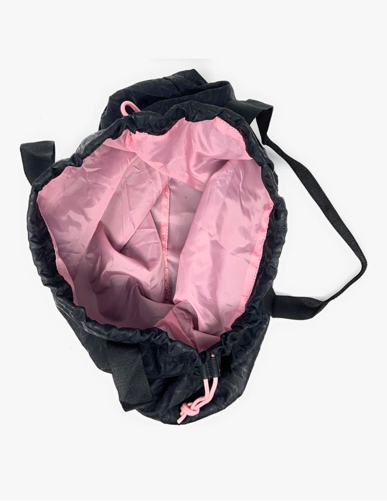 Victoria's Secret Packable Duffle Tote Bag, Black Subtle Logo - Thumbnail 3