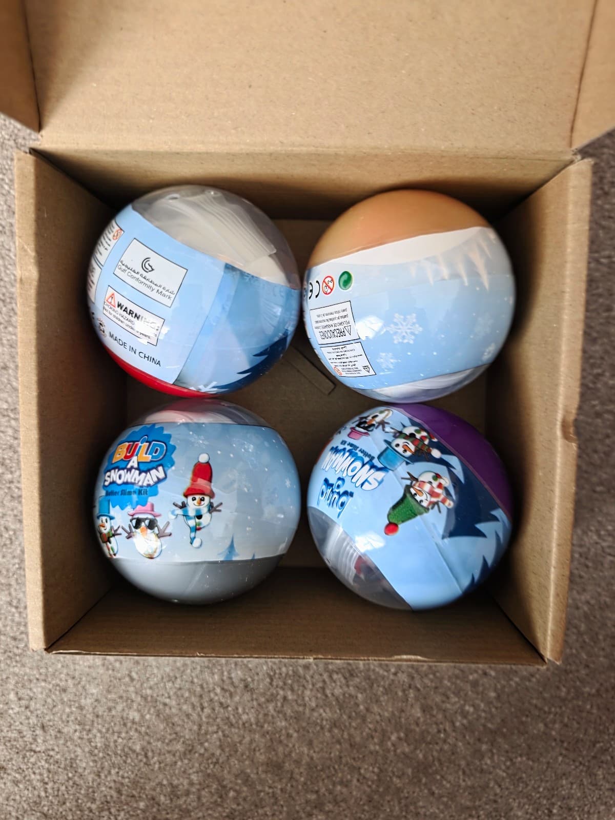 Christmas Craft Snowman DIY Kit 4 pack - Thumbnail 7