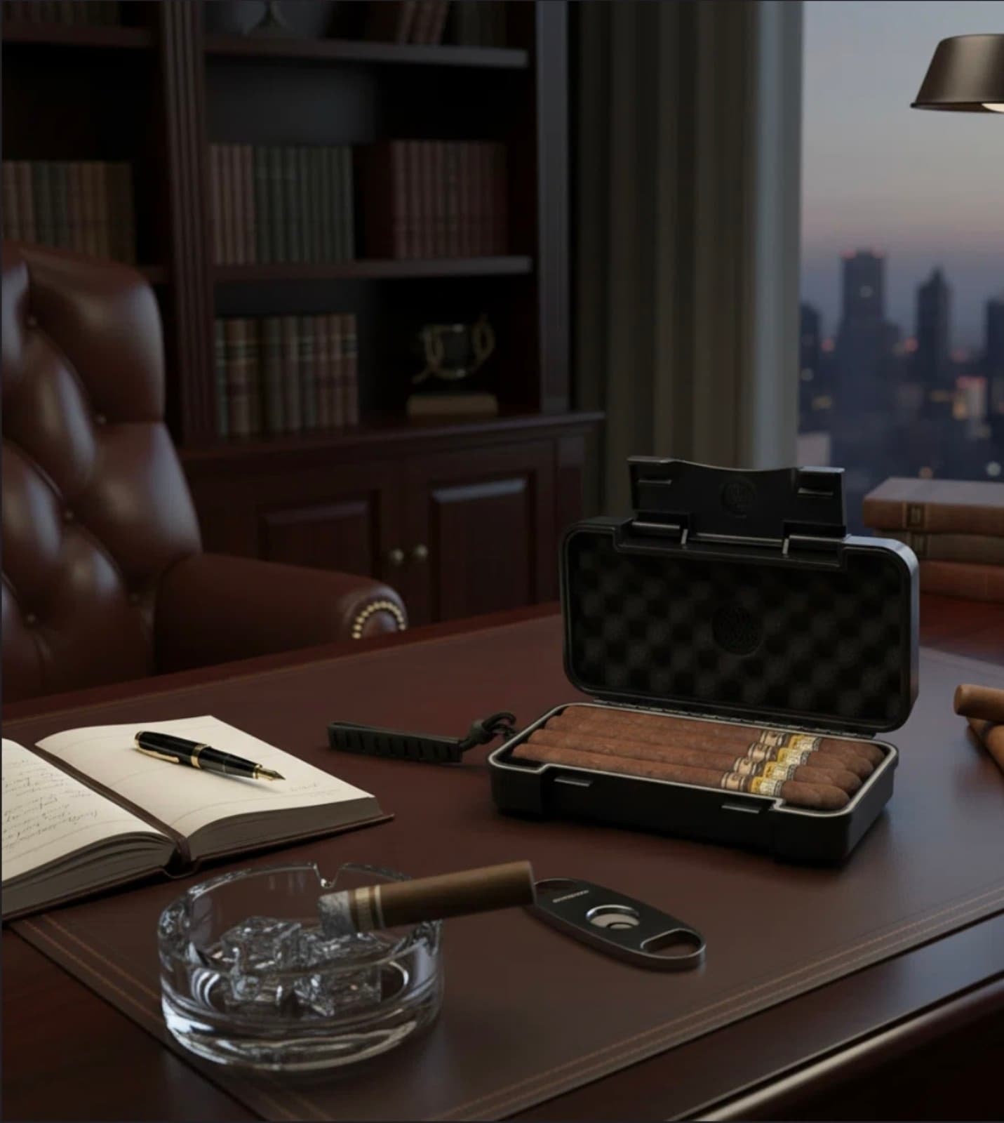 Travel Cigar Humidor - Thumbnail 2