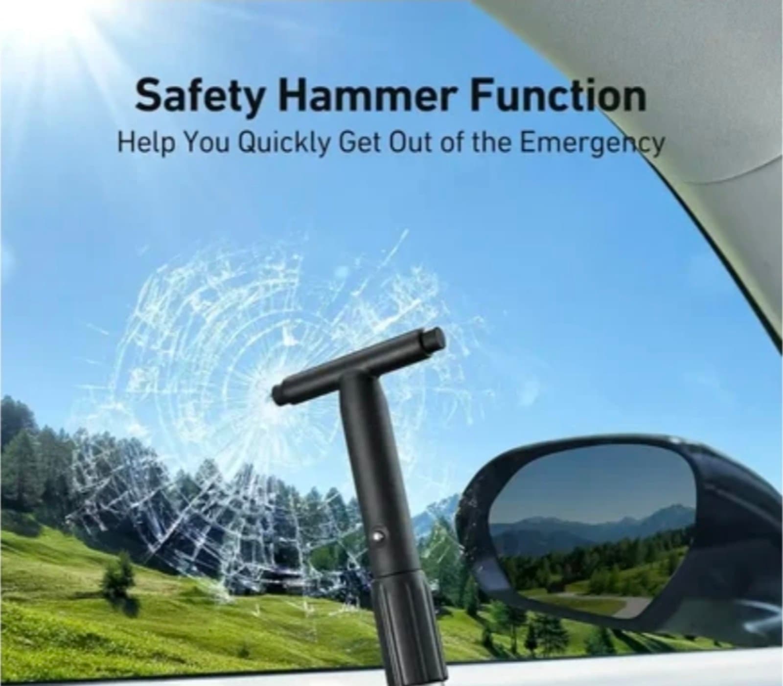 Microfiber Car Window Cleaner Rectangle Blue - Thumbnail 5