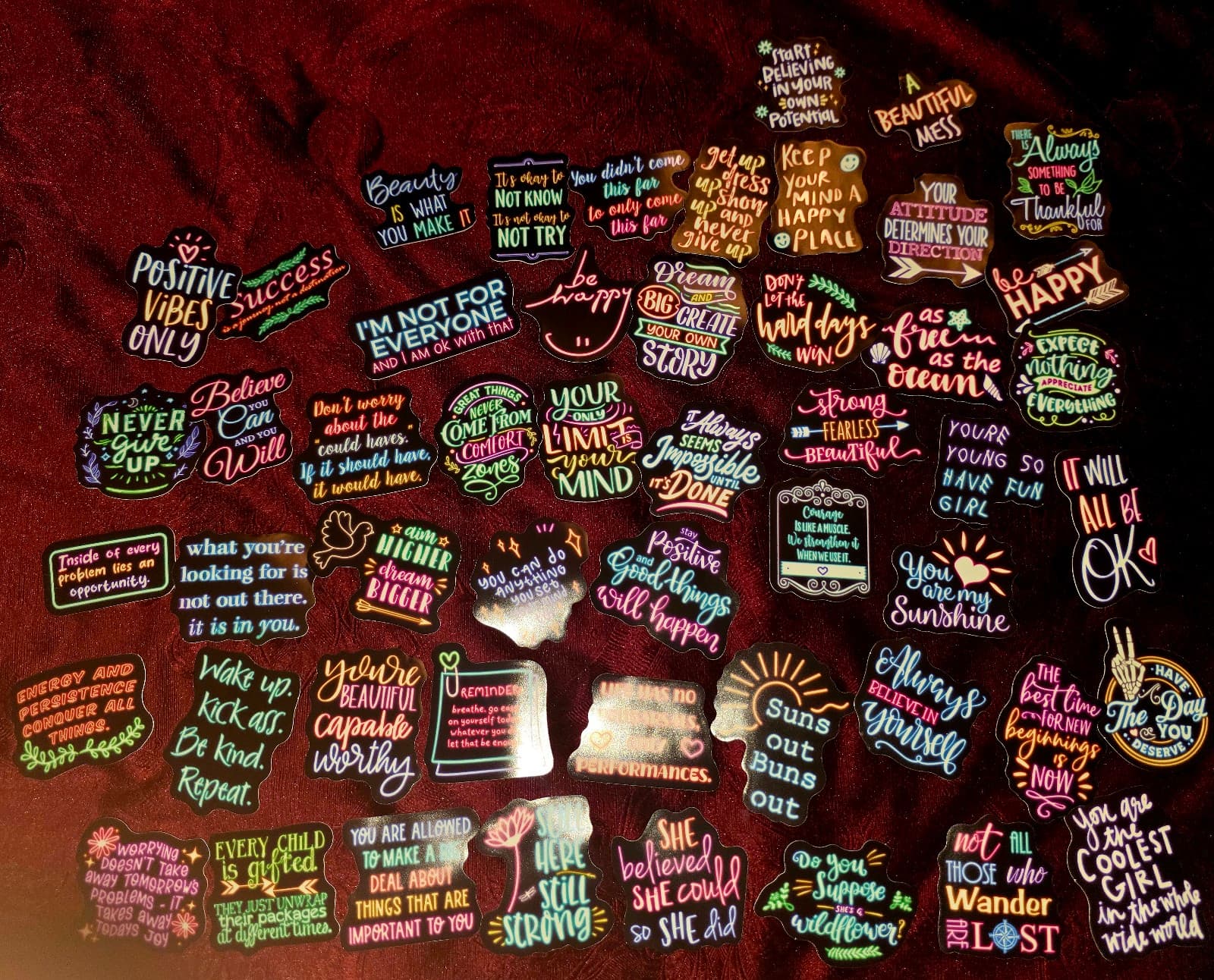 Girl Inspirational Stickers 50ct - Thumbnail 8