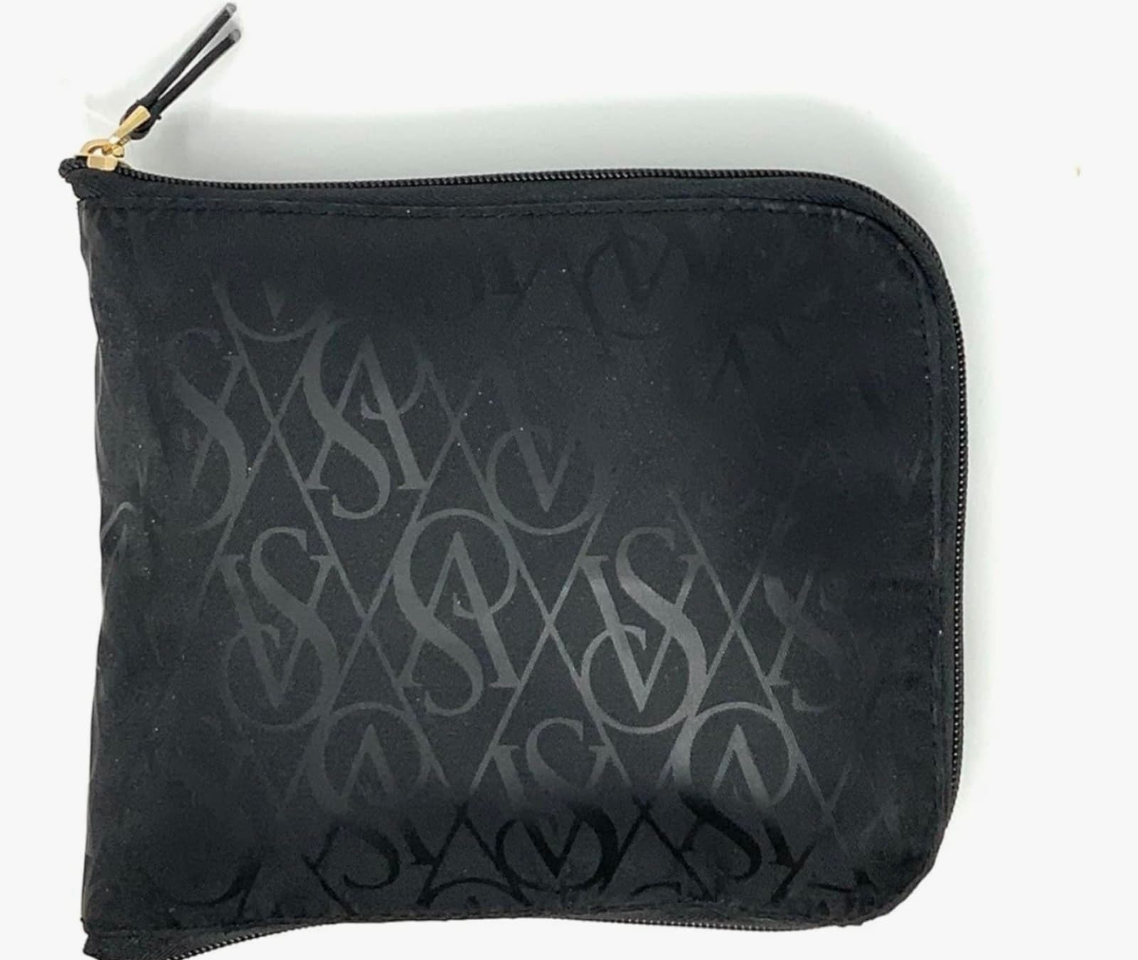 Victoria's Secret Packable Duffle Tote Bag, Black Subtle Logo - Thumbnail 4