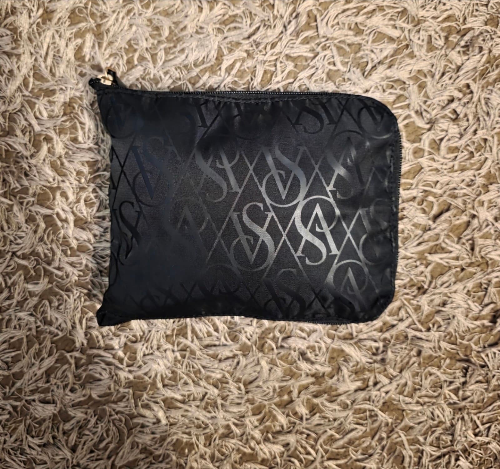 Victoria's Secret Packable Duffle Tote Bag, Black Subtle Logo - Thumbnail 8