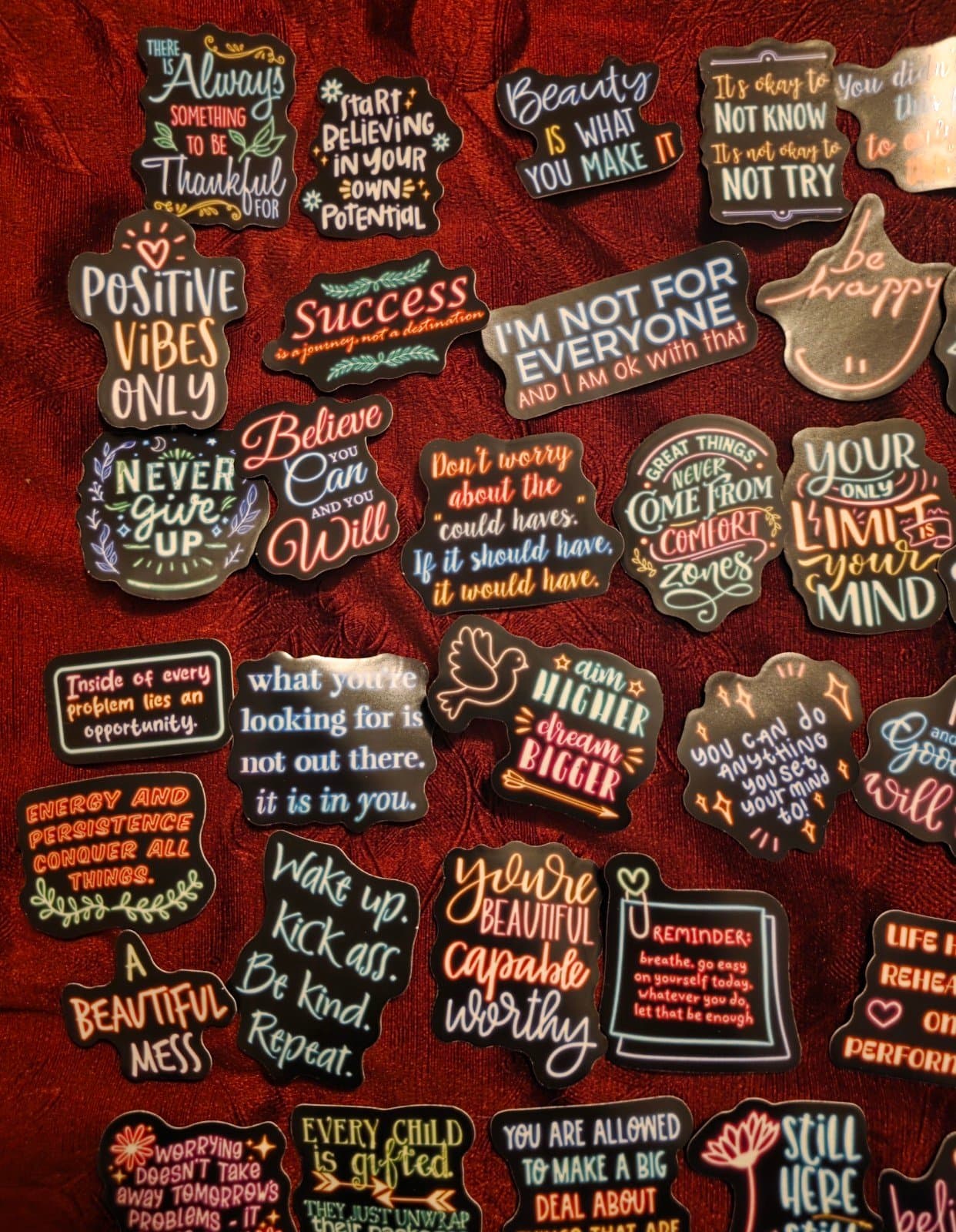 Girl Inspirational Stickers 50ct - Thumbnail 3