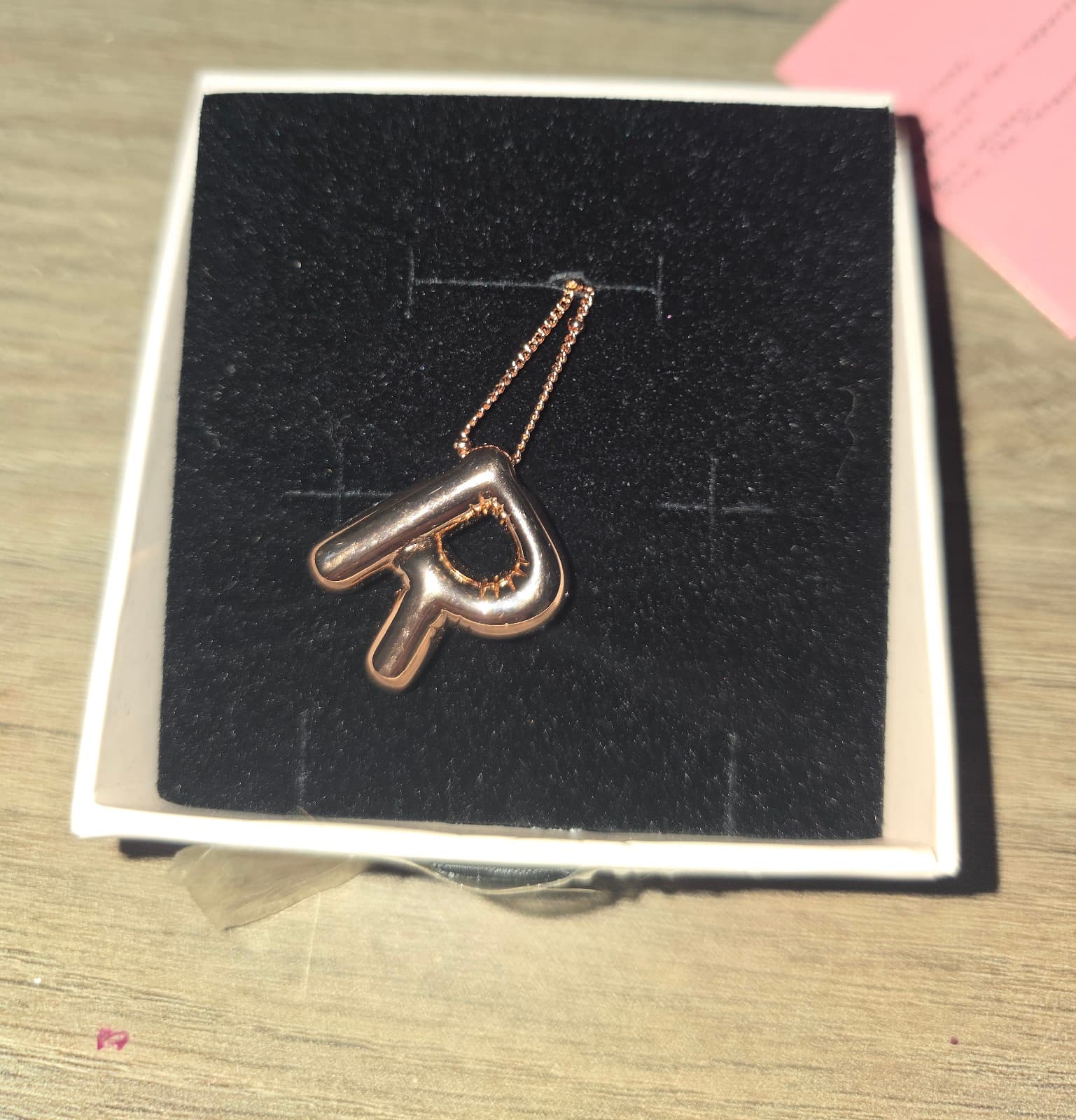 Necklace with "R" by Pixie the Penguin - Image 1