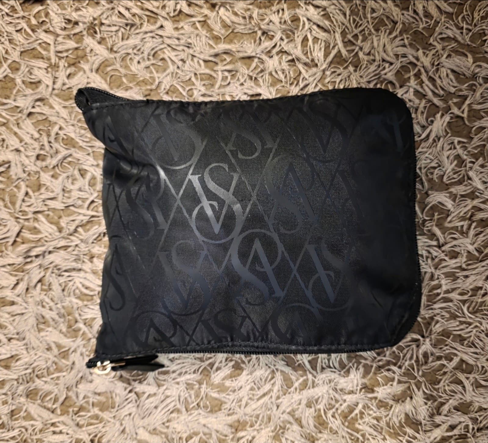 Victoria's Secret Packable Duffle Tote Bag, Black Subtle Logo - Thumbnail 7