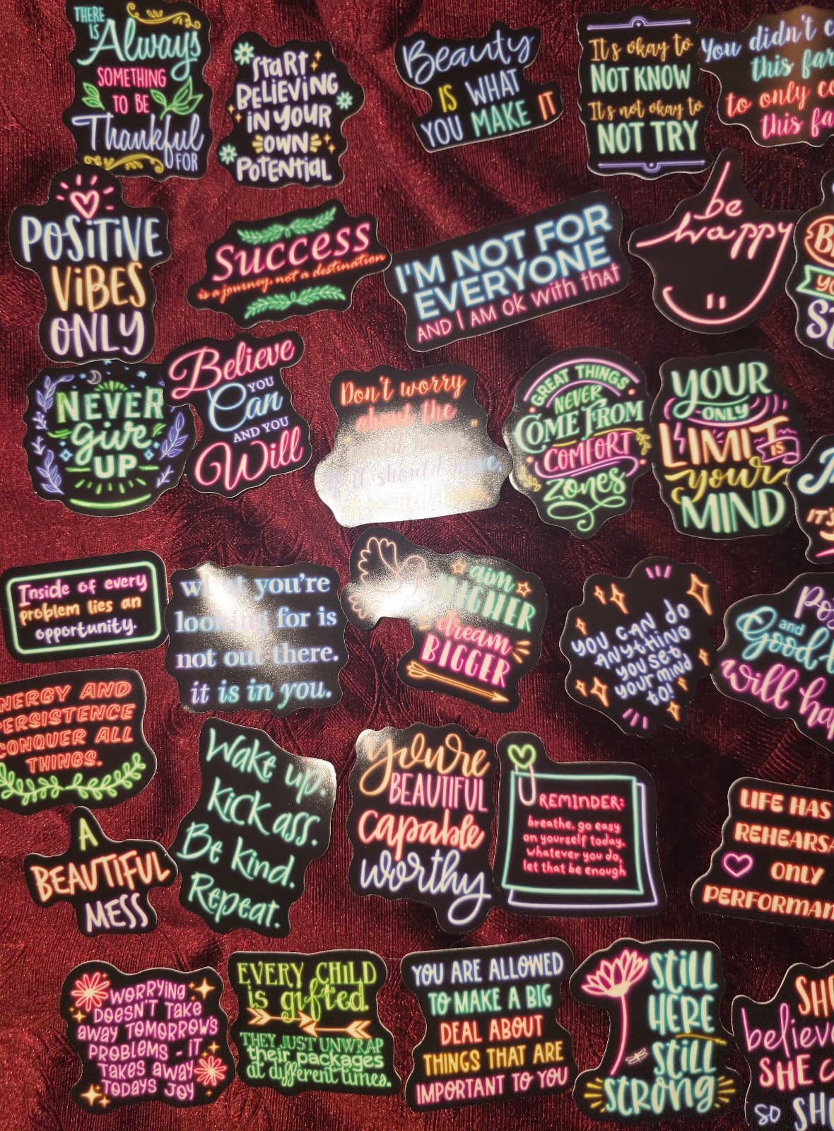 Girl Inspirational Stickers 50ct - Thumbnail 4