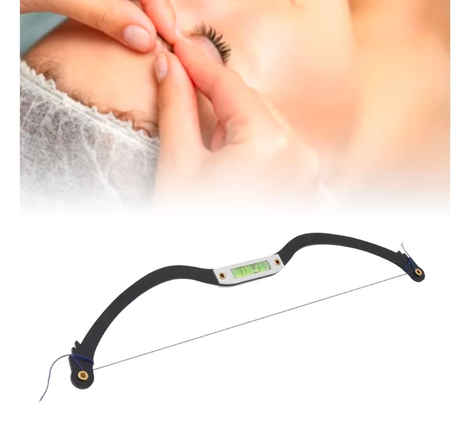 Eyebrow Horizontal Bead Mapping Ruler, Brow Mapping Tool, Eyebrow Ruler, Eyebrow - Thumbnail 3