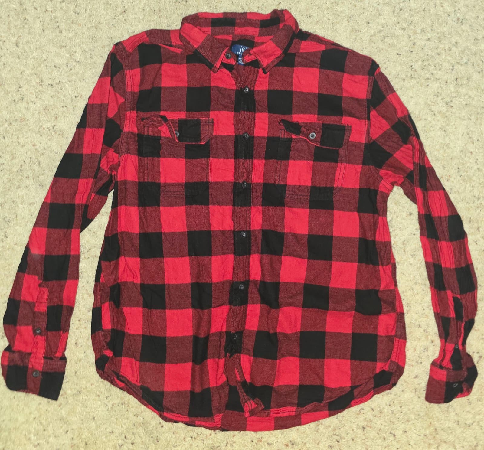 Men's Flannel Shirt sz Large - Image 1