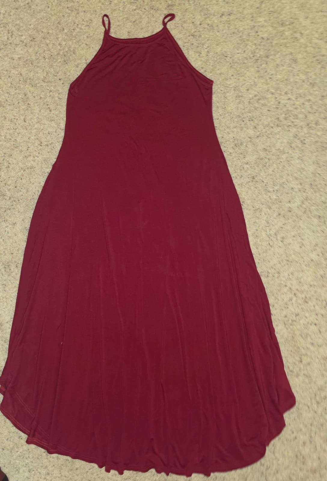 Dress Sz L burgundy - Thumbnail 2