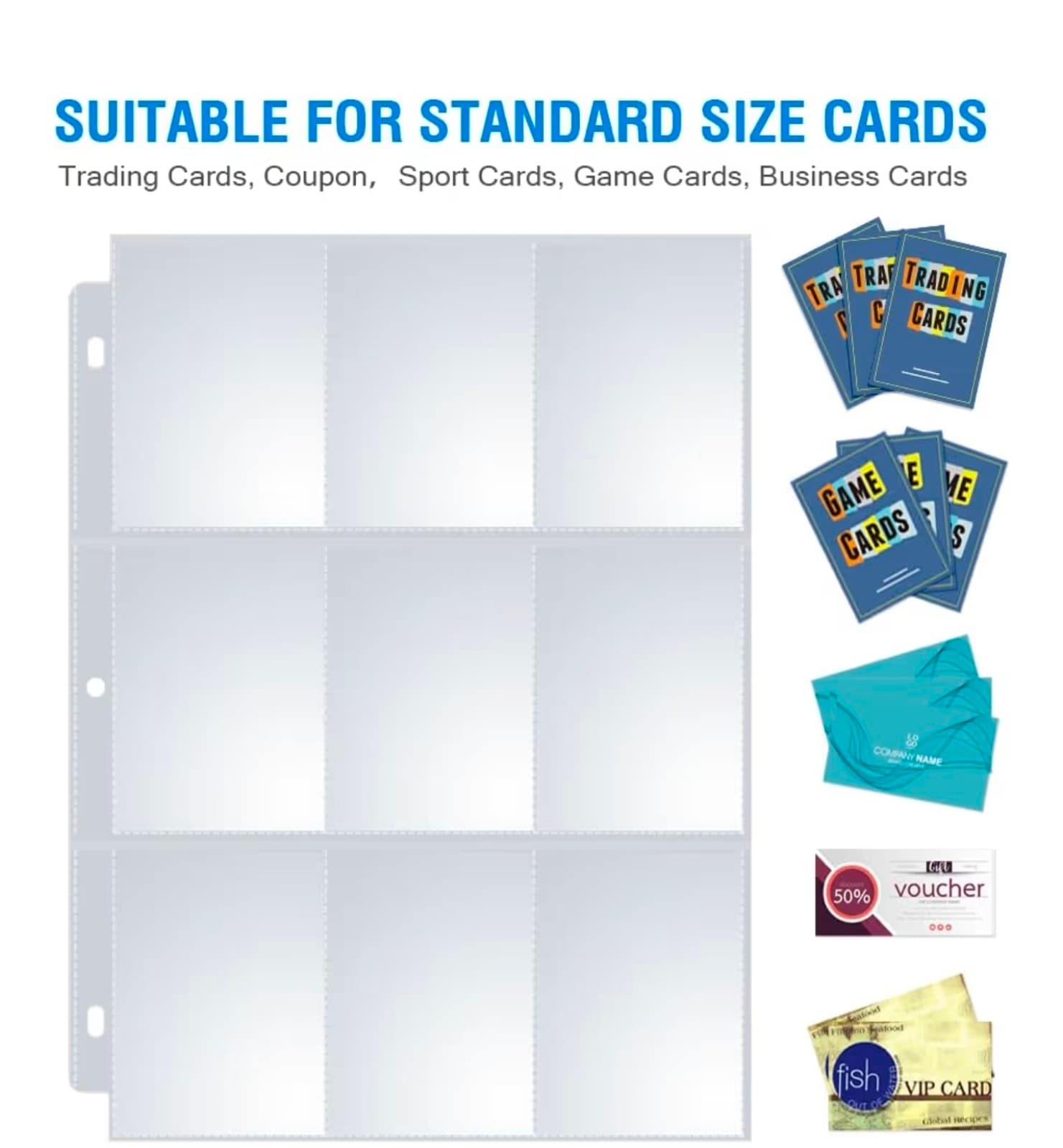 Card Protective Pages 60pocket 240pack - Thumbnail 7