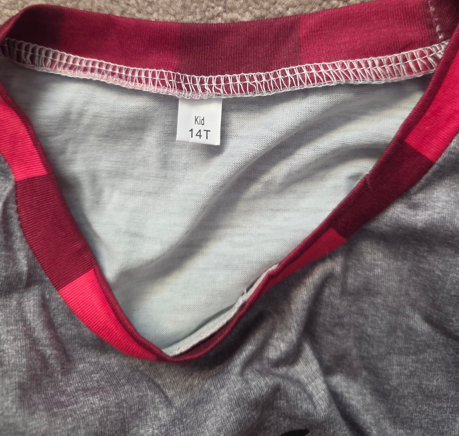 Girls Christmas Pajamas 2pc sz 14 - Thumbnail 3