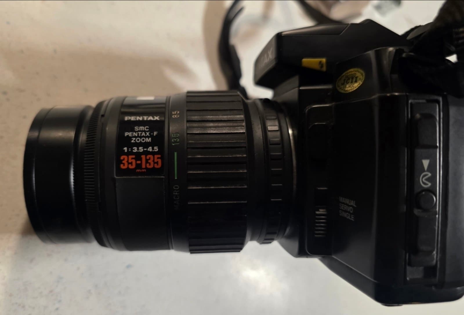 Pentax SF1 35mm SLR Film Camera with 2 lenses - Thumbnail 5