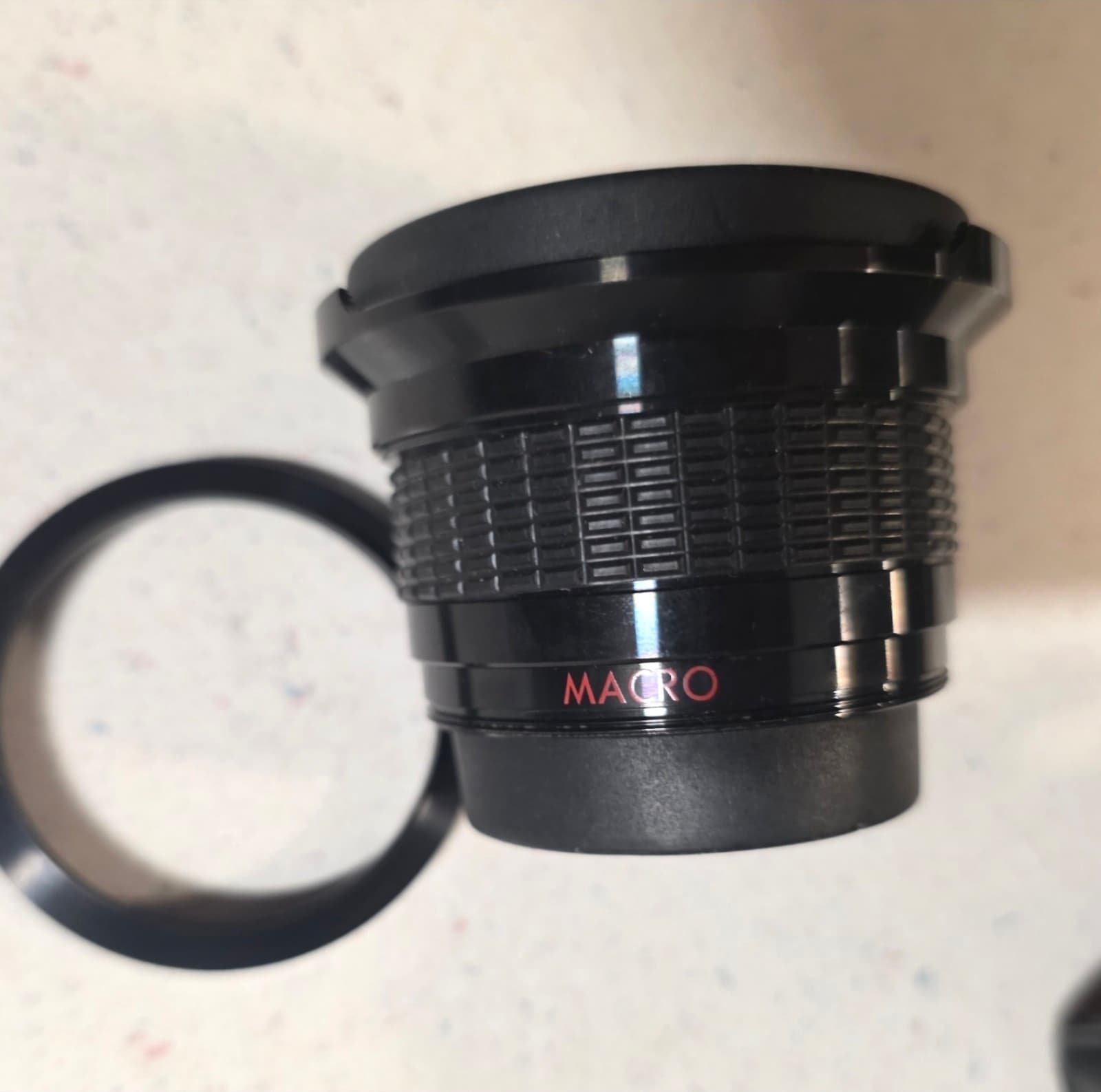 Crystal Optics Super Wide Macro Lens 0.42X AF S7/52mm w/ Cap & Case Japan - Thumbnail 3