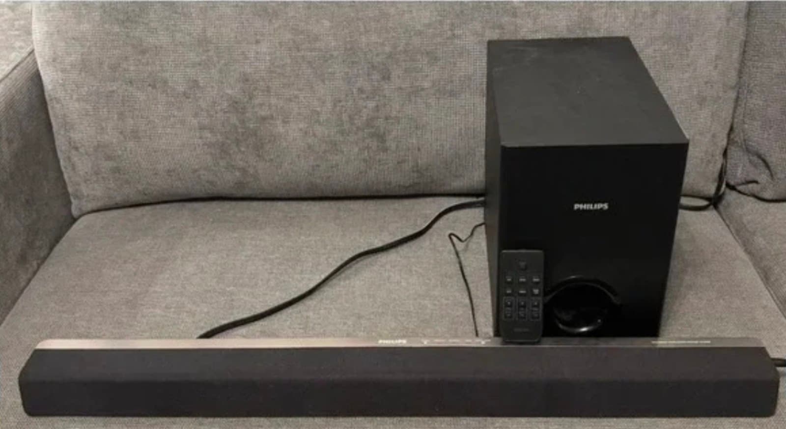 Philips Soundbar & Subwoofer with Remote! 60w 28in - Image 1