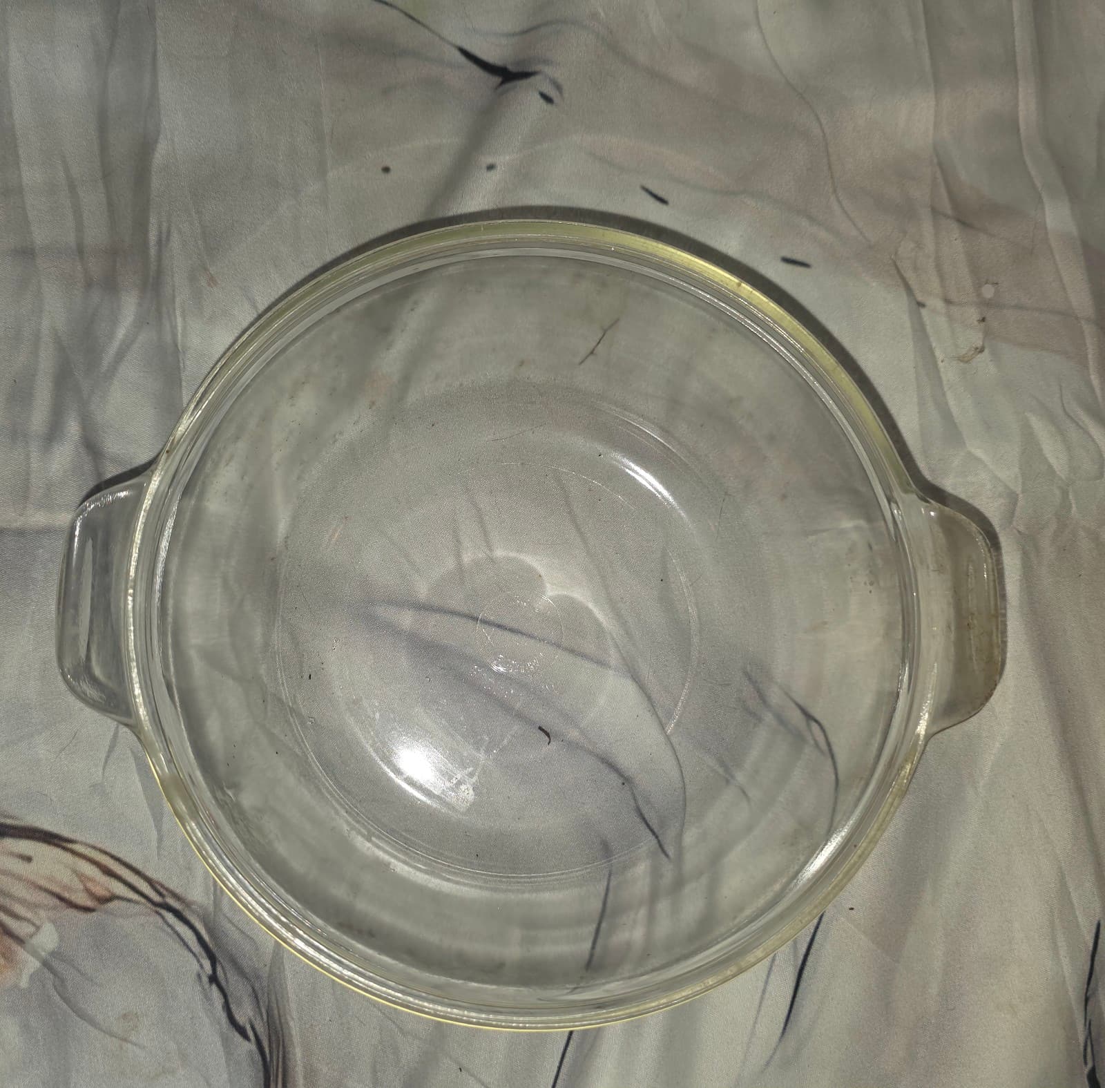 Vintage Pyrex Clear Casserole Dish Deep 10”x 3” Inches - Thumbnail 4