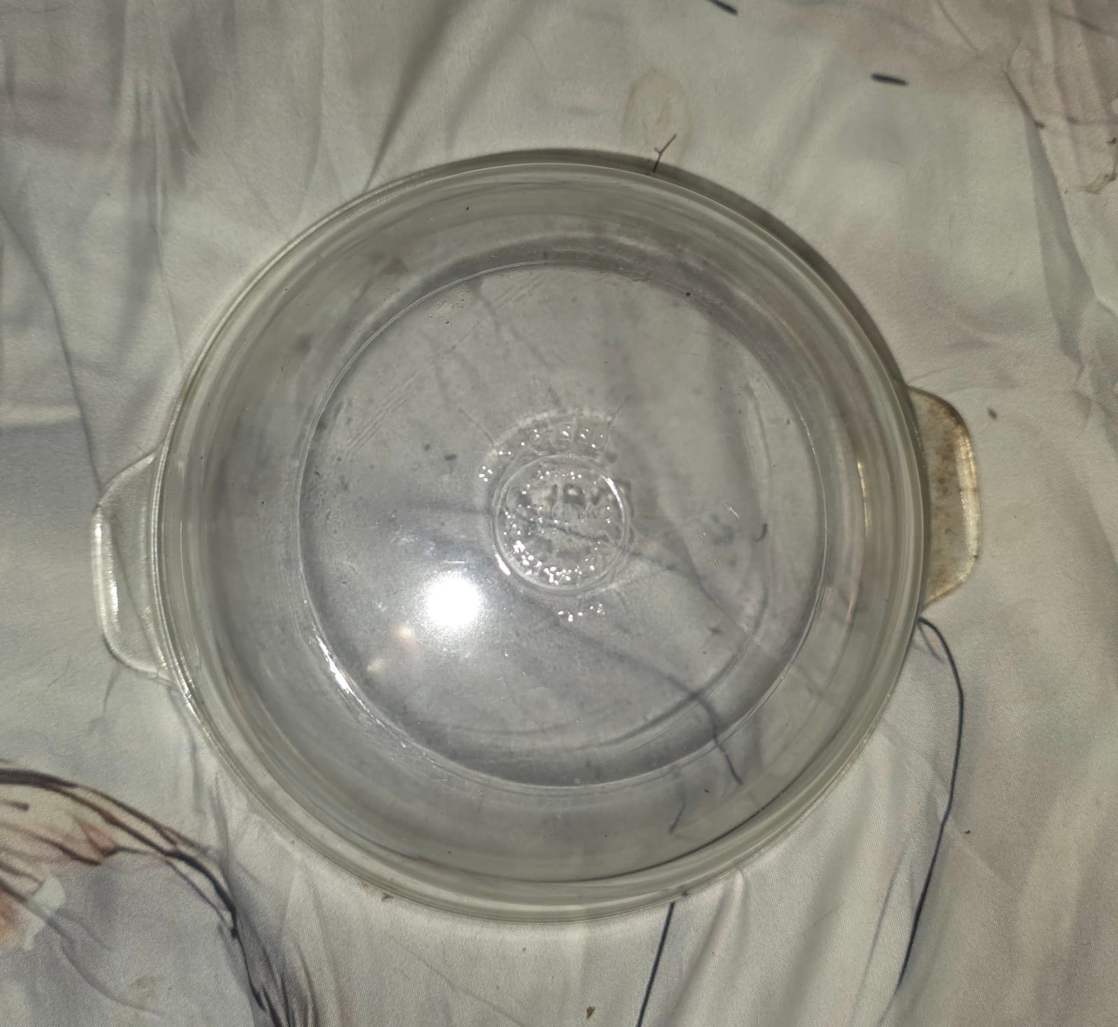 Vintage Pyrex Clear Casserole Dish Deep 10”x 3” Inches - Thumbnail 5