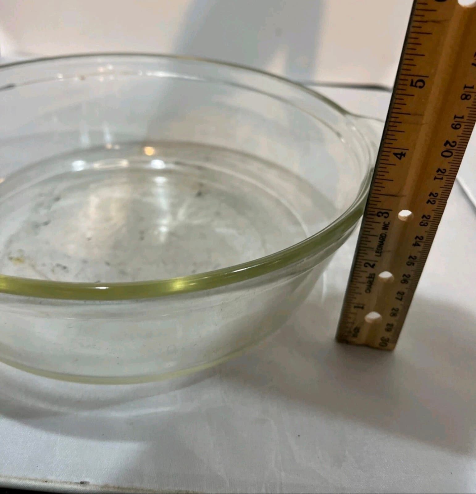 Vintage Pyrex Clear Casserole Dish Deep 10”x 3” Inches - Thumbnail 3