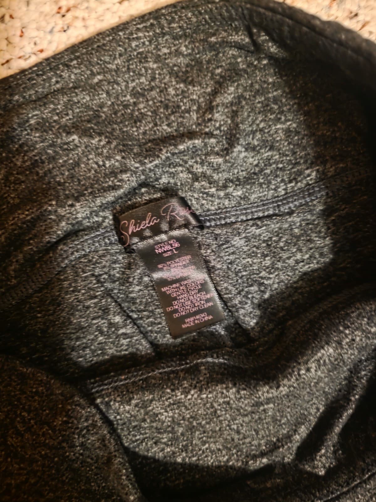 Leggings Grey sz Large by Sheila Rose - with Pockets - Thumbnail 3