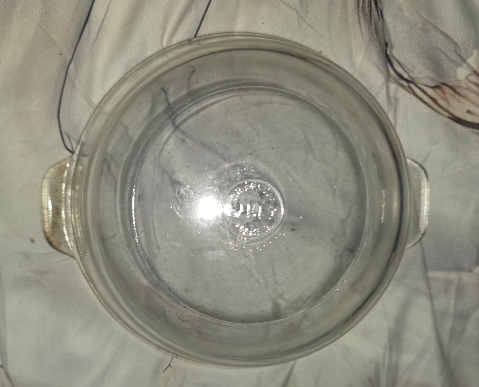 Vintage Pyrex Clear Casserole Dish Deep 10”x 3” Inches - Thumbnail 6