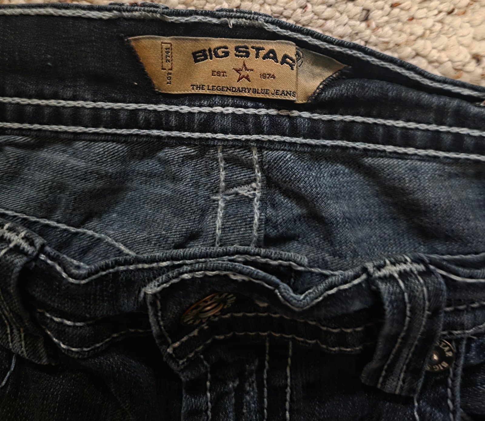 Women's Boot Cut Jeans Sz 34R - Thumbnail 3