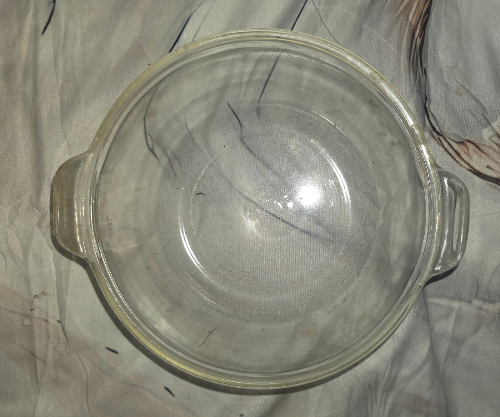 Vintage Pyrex Clear Casserole Dish Deep 10”x 3” Inches - Thumbnail 7