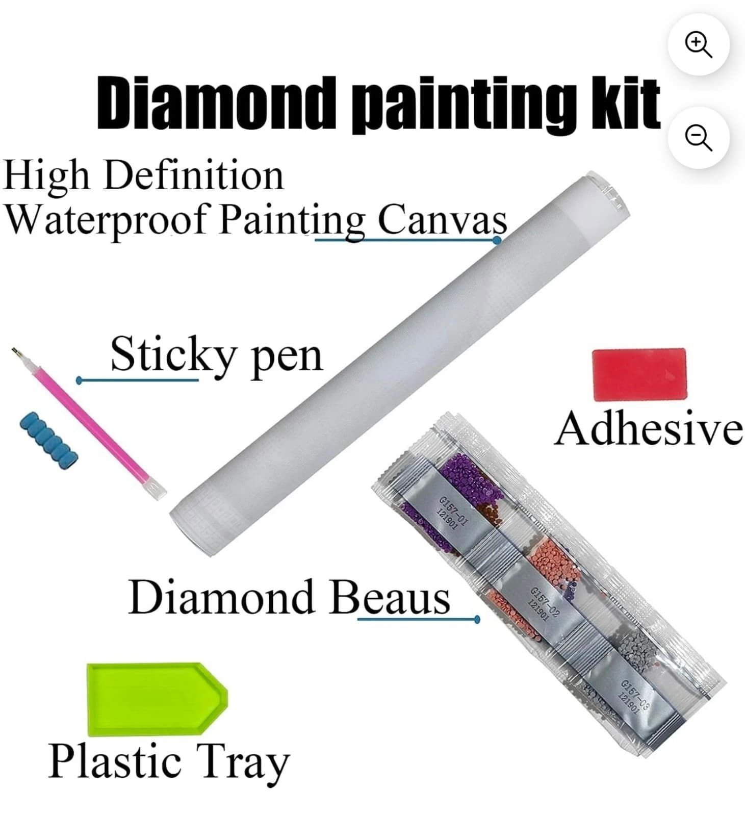 Dragon Ball Z Diamond Painting Kit - Thumbnail 5