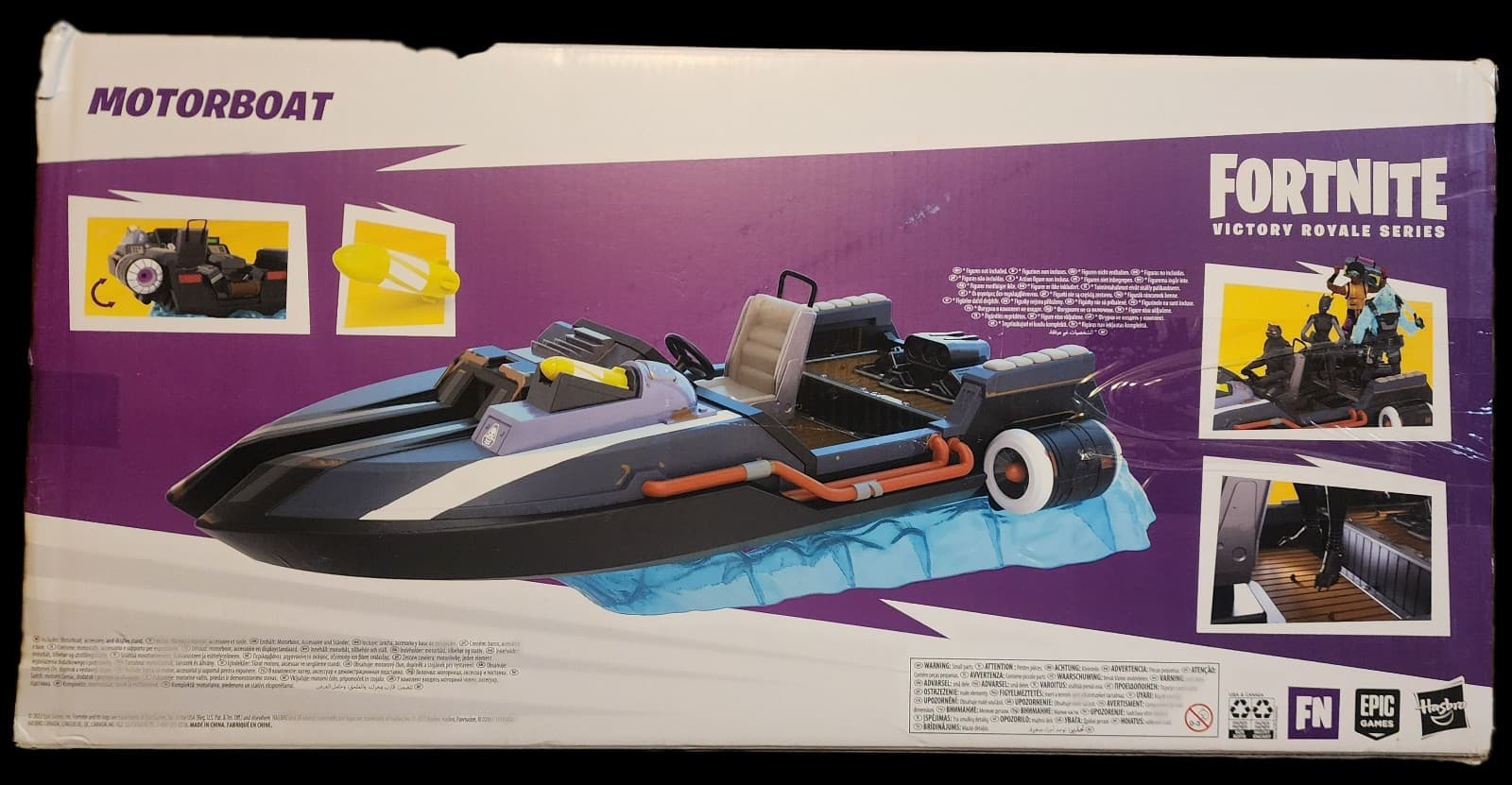 Fortnite Victory Royale Series Motorboat Deluxe Collectible Vehicle - Image 1