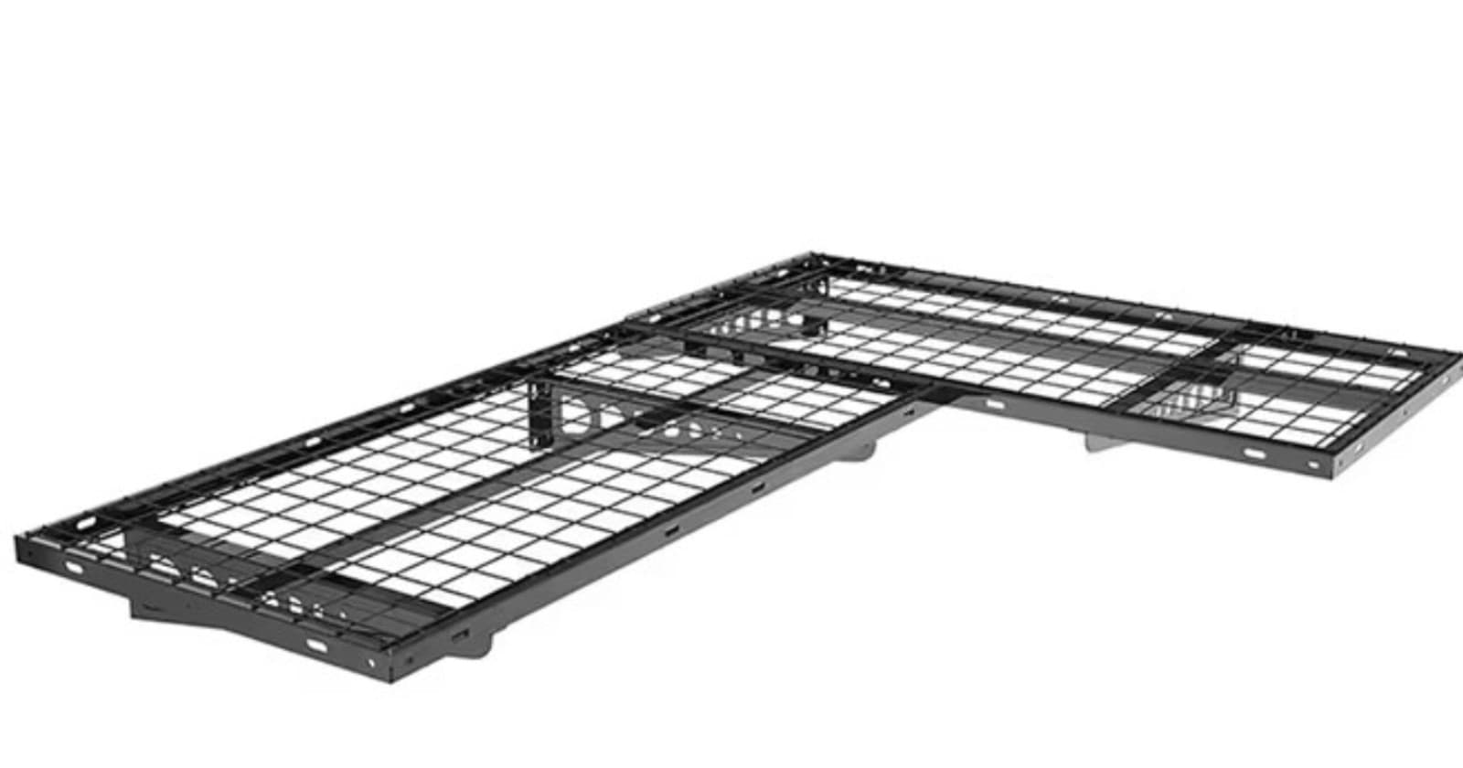 Corner 2-Pack 2' x 4' Wall Shelving, 660lbs Total Weight Capacity - Image 1